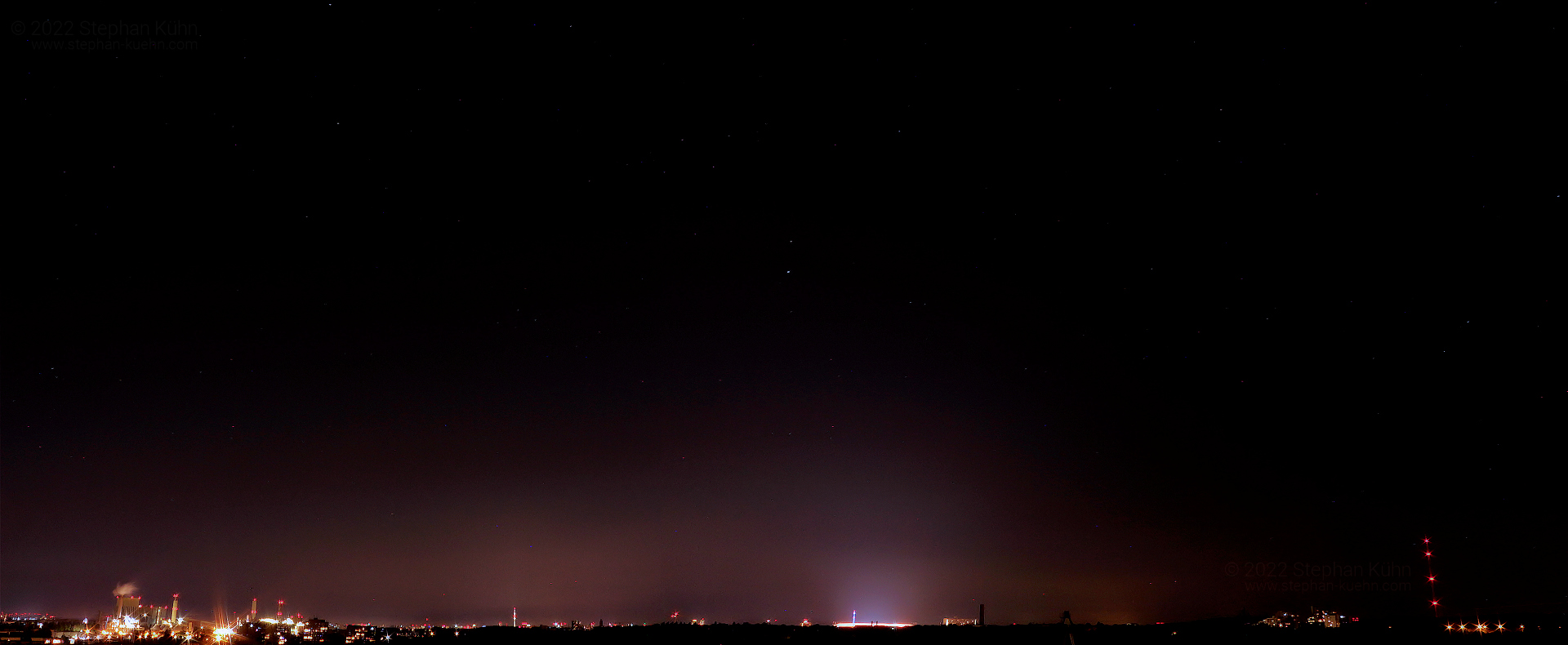 Sternenhimmel Berlins copyright &copy; 2022 Stephan Kuehn