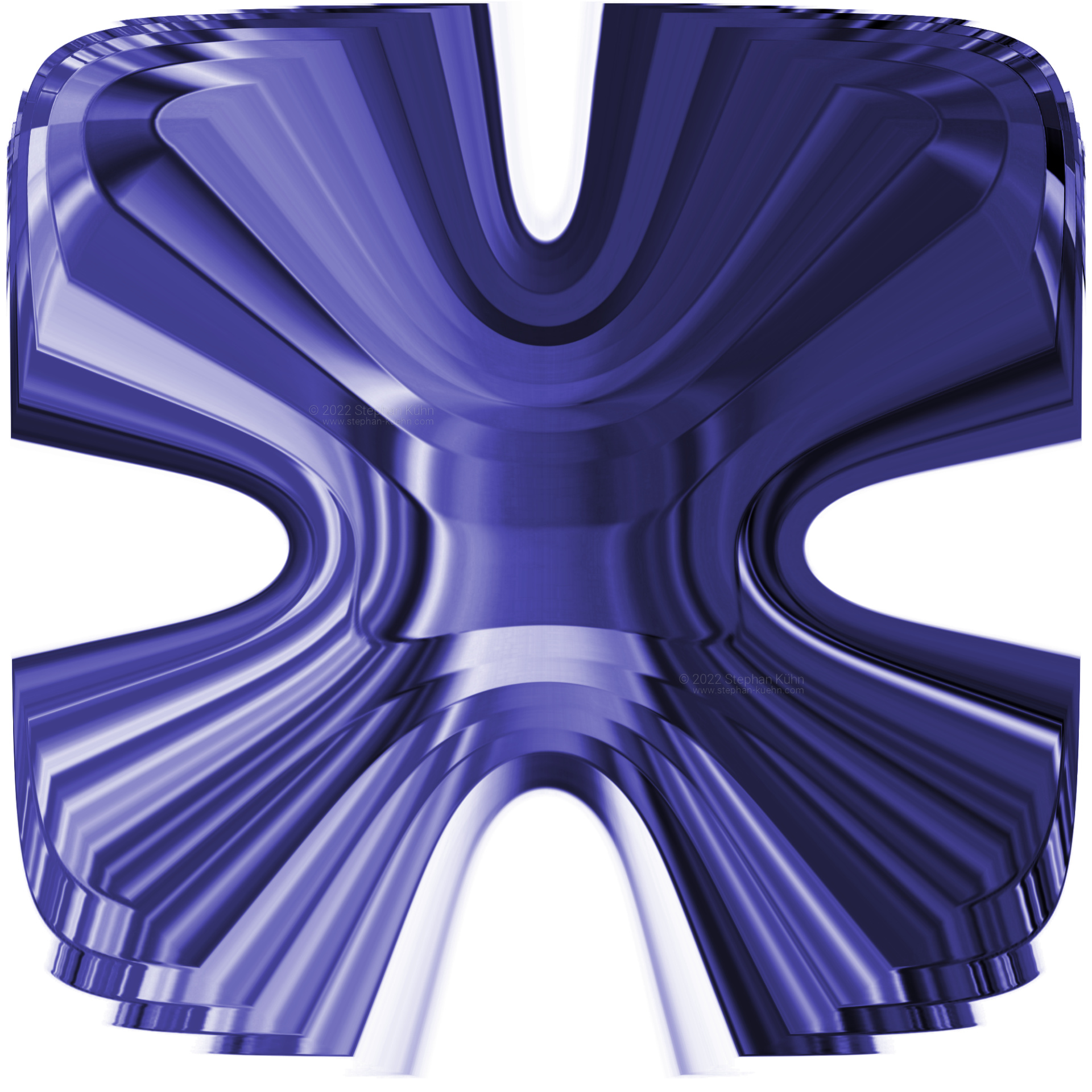 Rounded Cross &copy; 2022 Stephan Kuehn